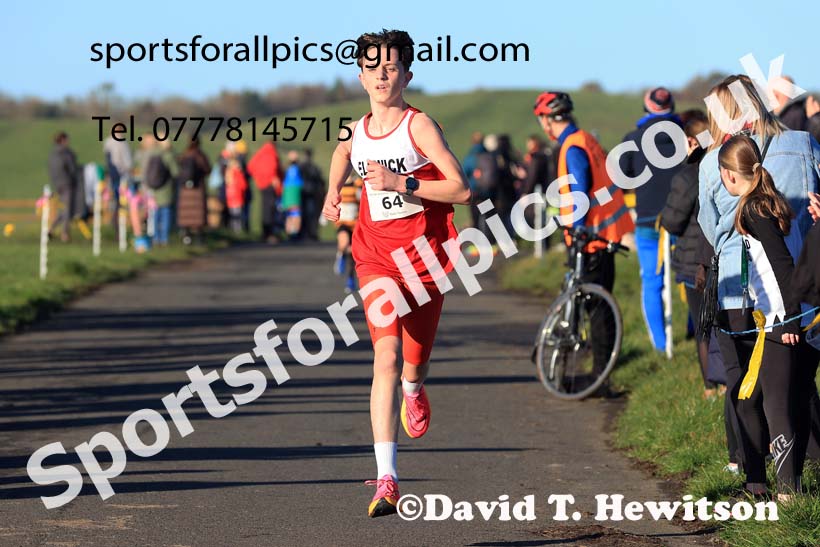 Boys and Girls under-13s 2023 Heaton Memorial 10k Road Race, Newcastle Town Moor, Newcastle.  Photo: David T. Hewitson/Sports for All Pics